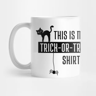 This Is My Trick Or Treating Shirt Halloween Graphic Design Cute Spooky Scary Mug